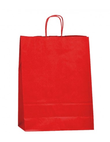 Bolsas Papel Rojo 32x14x40 - 10 Unidades