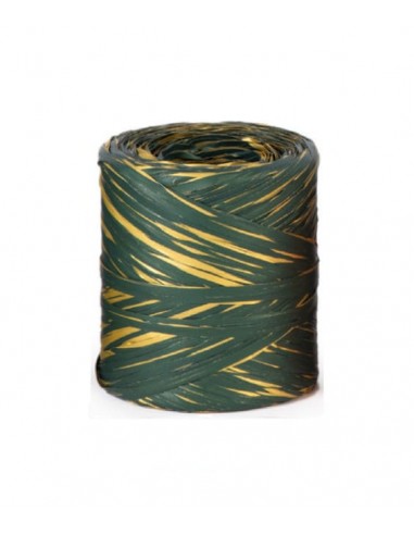 cinta-rafia-bicolor-verde-oro-15-mm.-bobina-200-metros-decodiaz